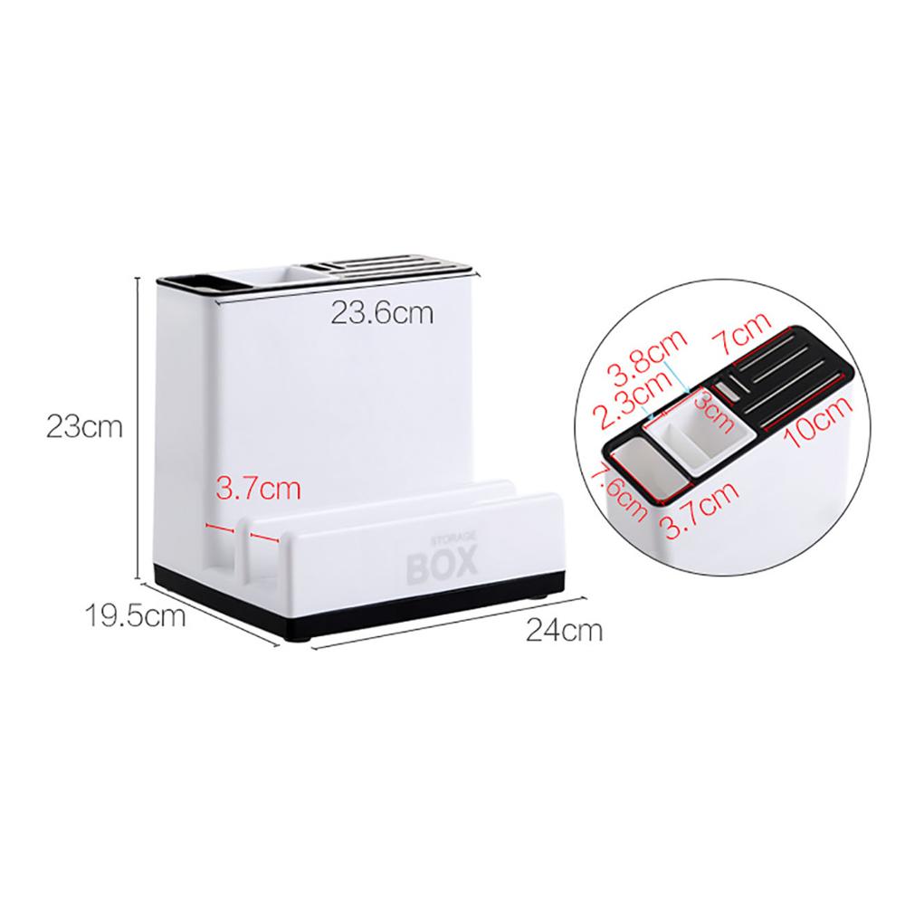 All-in-One Küchenhalter – Messerblock & Geschirr Organizer mit Abtropffunktion