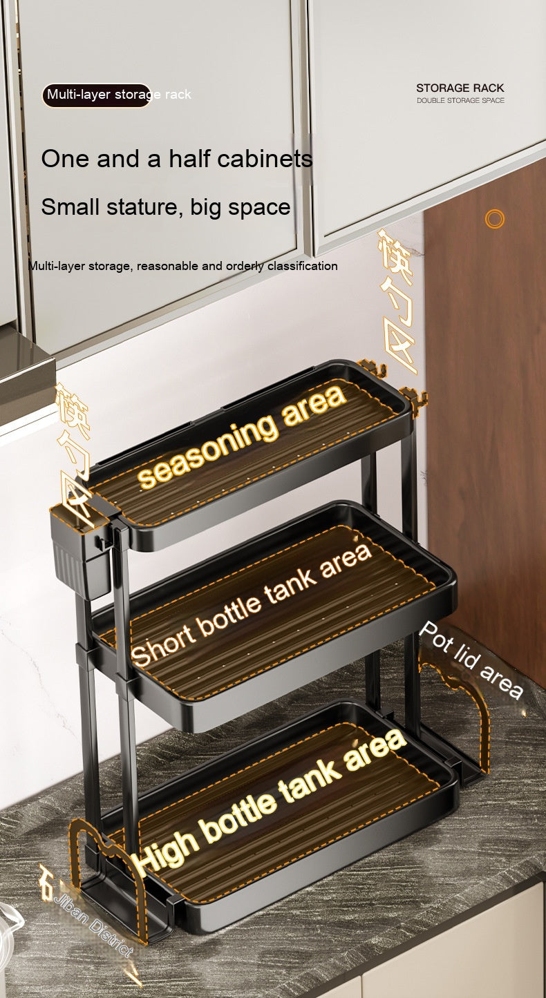 Gewürzregal Organizer für die Küche – Platzsparende Aufbewahrung