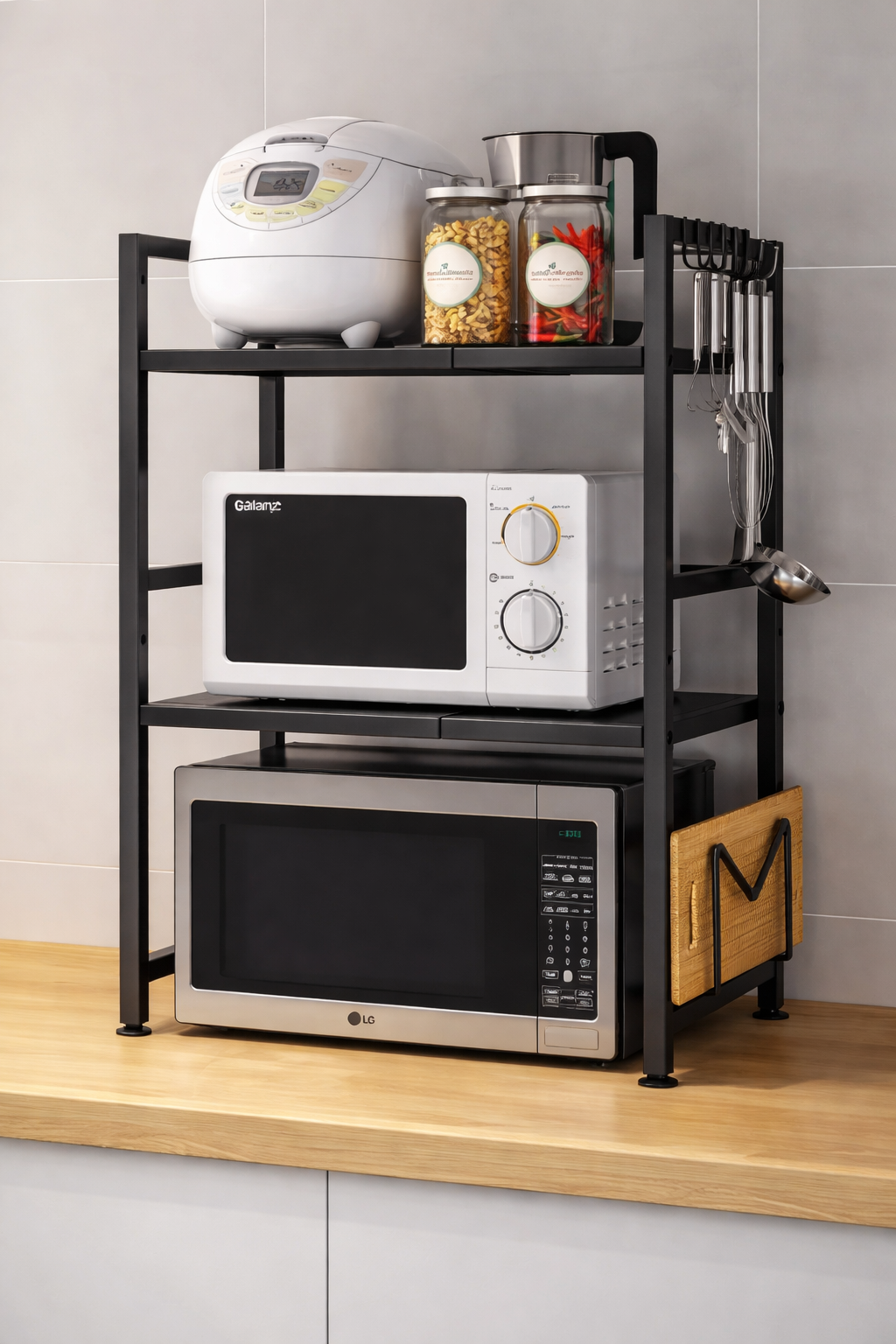 Microwave Shelf 3-Tier